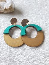 Load image into Gallery viewer, Handmade wood earrings - Ink &amp; Inspirations Boutique
