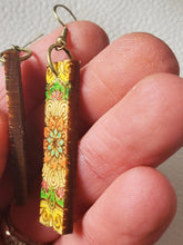 Load image into Gallery viewer, Minimal Boho Wood Earrings: Simple Lightweight Statement Dangles - handmade wood earrings - Ink &amp; Inspirations Boutique
