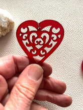 Load image into Gallery viewer, VALENTINES CUT OUTS acrylic handmade earring photo 5
