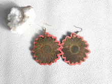 Load image into Gallery viewer, Lucia boho wood earrings product photo 6
