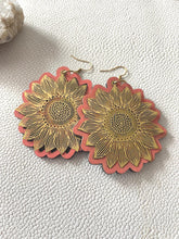 Load image into Gallery viewer, Lucia boho wood earrings product photo 2
