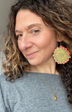 Load image into Gallery viewer, Lucia boho wood earrings product photo 9
