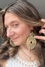 Load image into Gallery viewer, SUNBURST CUT OUTS earrings product photo 9
