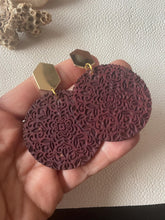 Load image into Gallery viewer, Norah boho wood earrings product photo 7
