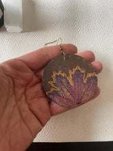 Load image into Gallery viewer, Handmade wood earrings - Ink &amp; Inspirations Boutique
