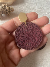 Load image into Gallery viewer, Norah boho wood earrings product photo 4
