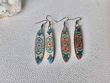 Load image into Gallery viewer, Handmade wood earrings - Ink &amp; Inspirations Boutique
