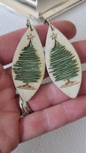 Load and play video in Gallery viewer, Angel Tree Elegant Christmas Dangle Earrings
