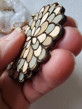 Load image into Gallery viewer, Fun boho flower earrings with engraved blossom detail
