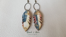 Load image into Gallery viewer, Featherwood Dangle Earrings
