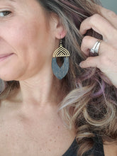 Load image into Gallery viewer, Ayre Wood Dangle Earrings
