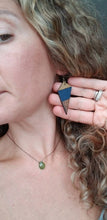 Load image into Gallery viewer, Rain Wood Geometric Dangle Earrings
