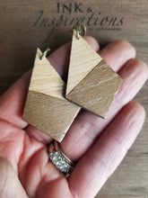 Load image into Gallery viewer, Krista Geometric Wood Earrings
