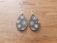 Load image into Gallery viewer, Whimsy Snowflake Christmas Earrings
