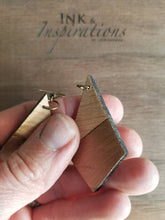 Load image into Gallery viewer, Krista Geometric Wood Earrings
