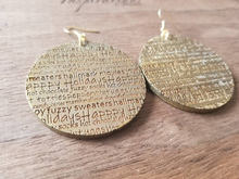 Load image into Gallery viewer, Winter Holiday Wood Christmas Earrings
