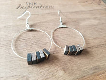 Load image into Gallery viewer, Brie, Wood Dangle Earrings
